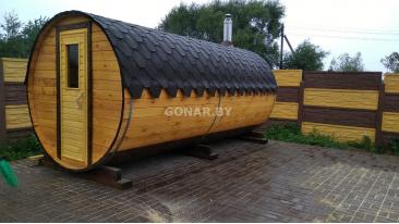 Баня-бочка «Gonar» 5 метров (3 отделения)
