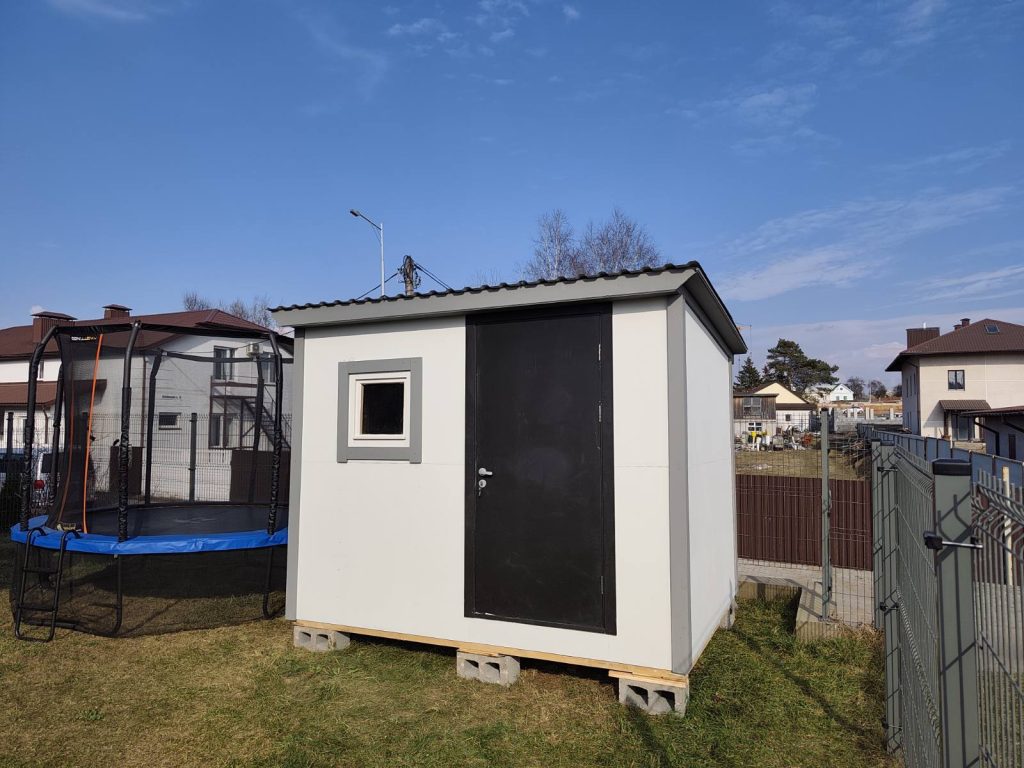 Завершили изготовление и установку Бытовки 3 на 2.3 метра